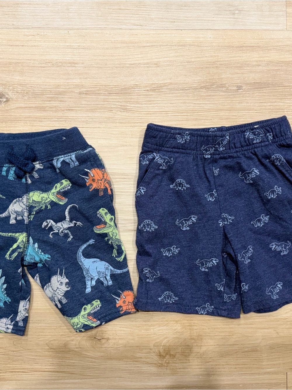 Garanimals Navy Dinosaur Shorts with Multicolor Dino Accent